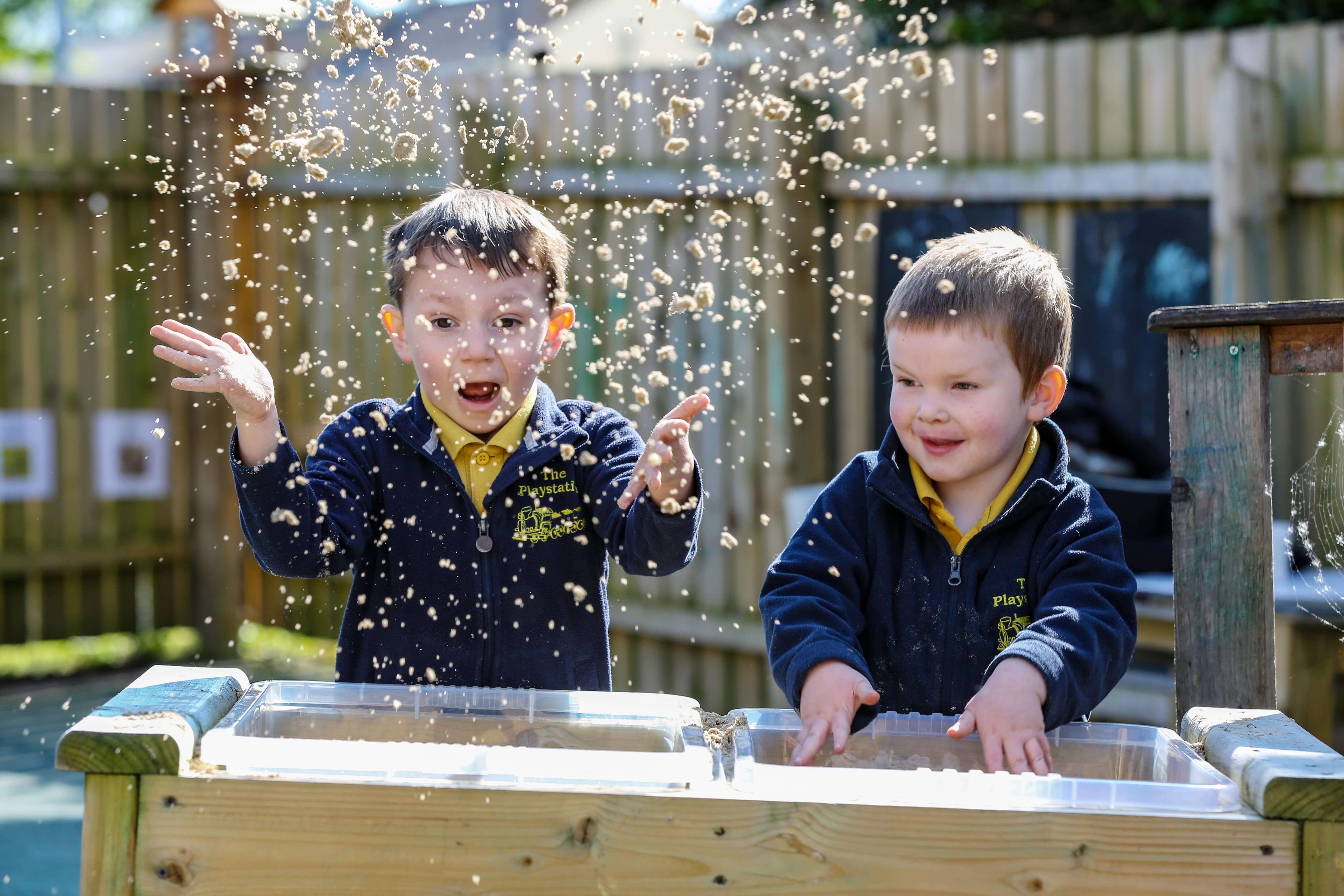 Pre-school outdoor play area, Co. Fermanagh 